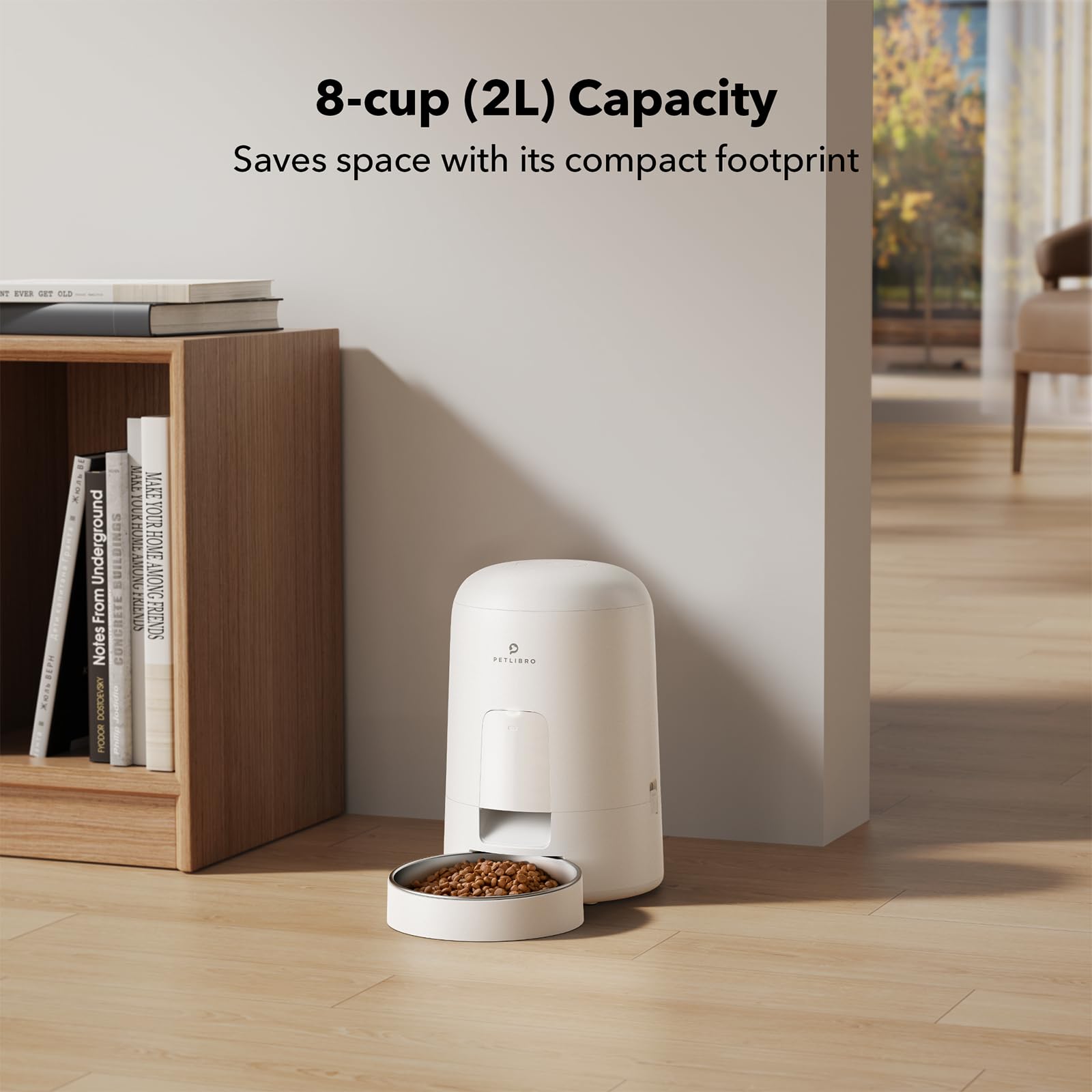 Smart Wi-Fi Cat Feeder with 30 Day Battery Life