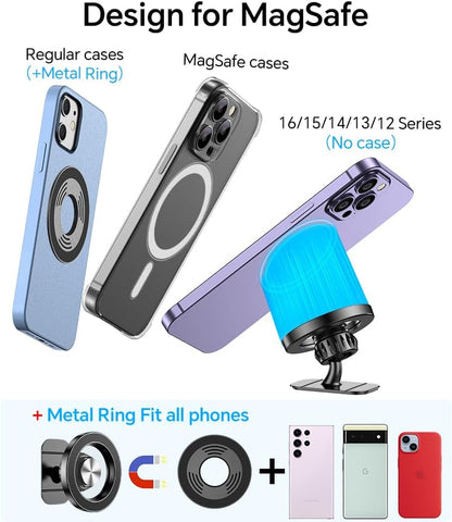 Kaistyle MagSafe Car Mount 360 Rotation 20 Strong Magnets