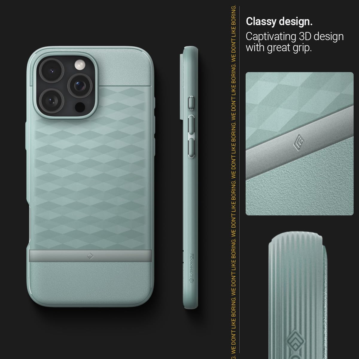 Caseology Parallax Mag iPhone 16 Pro Case with Ergonomic Design