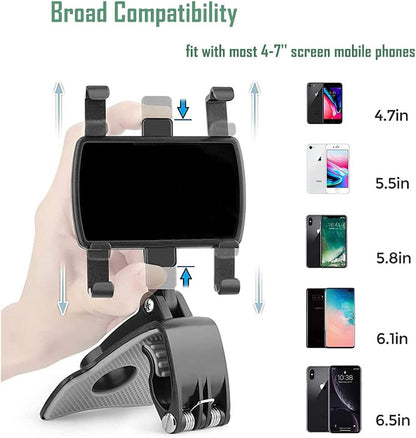 Universal Car Phone Holder Mount 360 Rotation Dashboard