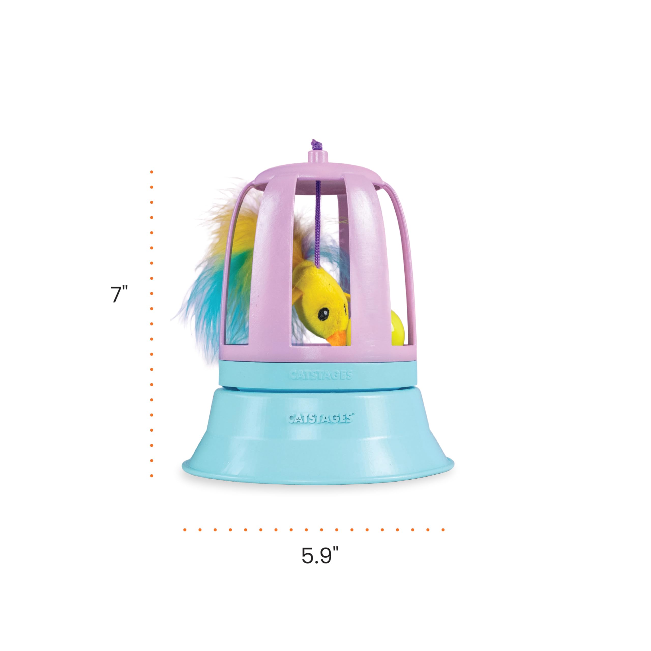 Interactive Flutter Dome Cat Toy for Indoor Play