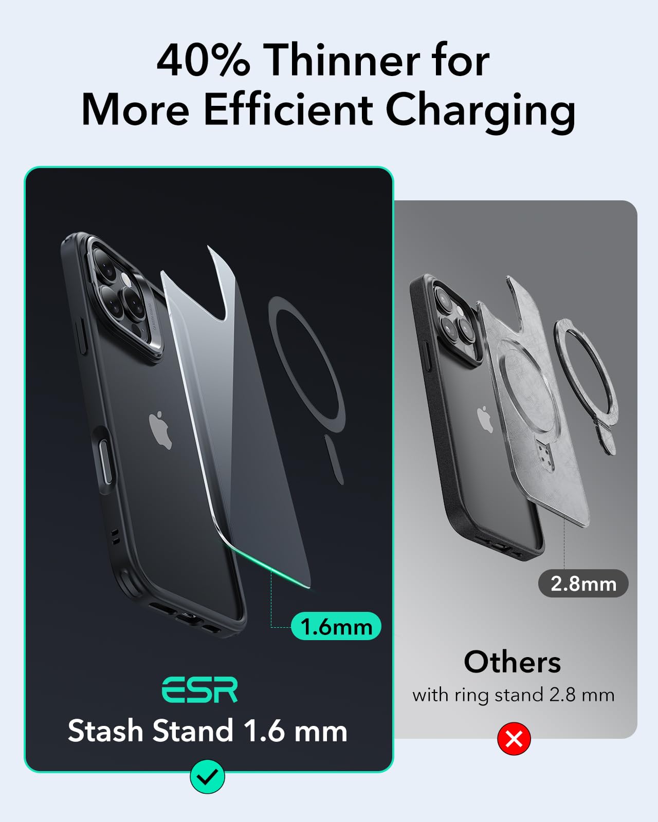 Military-Grade Clear Case for iPhone 16 Pro Max