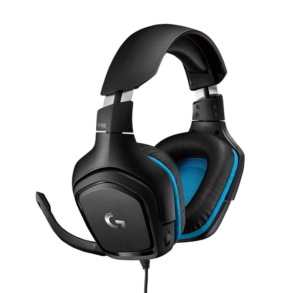 Logitech G432 Wired Gaming Headset with Immersive Surround Sound