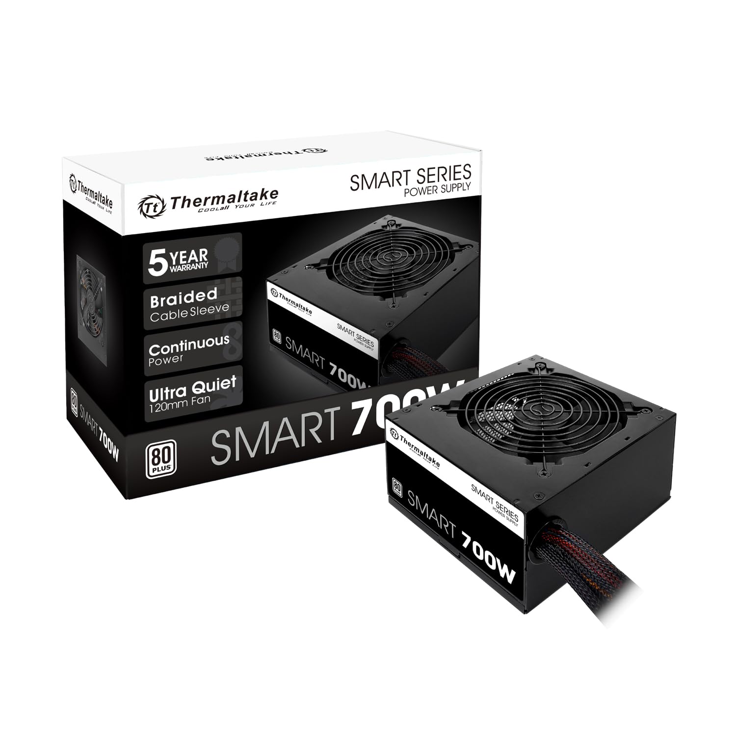Thermaltake Smart 500W Power Supply with Quiet Fan