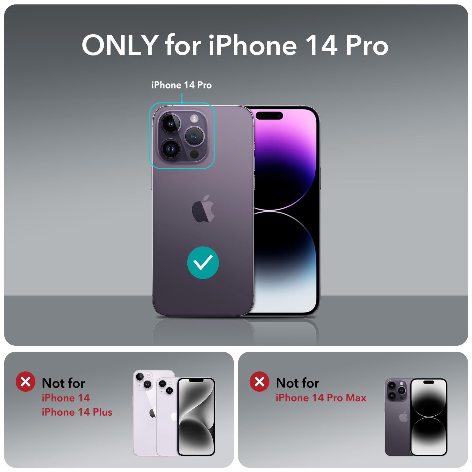 Military-Grade Clear Case for iPhone 14 and 13