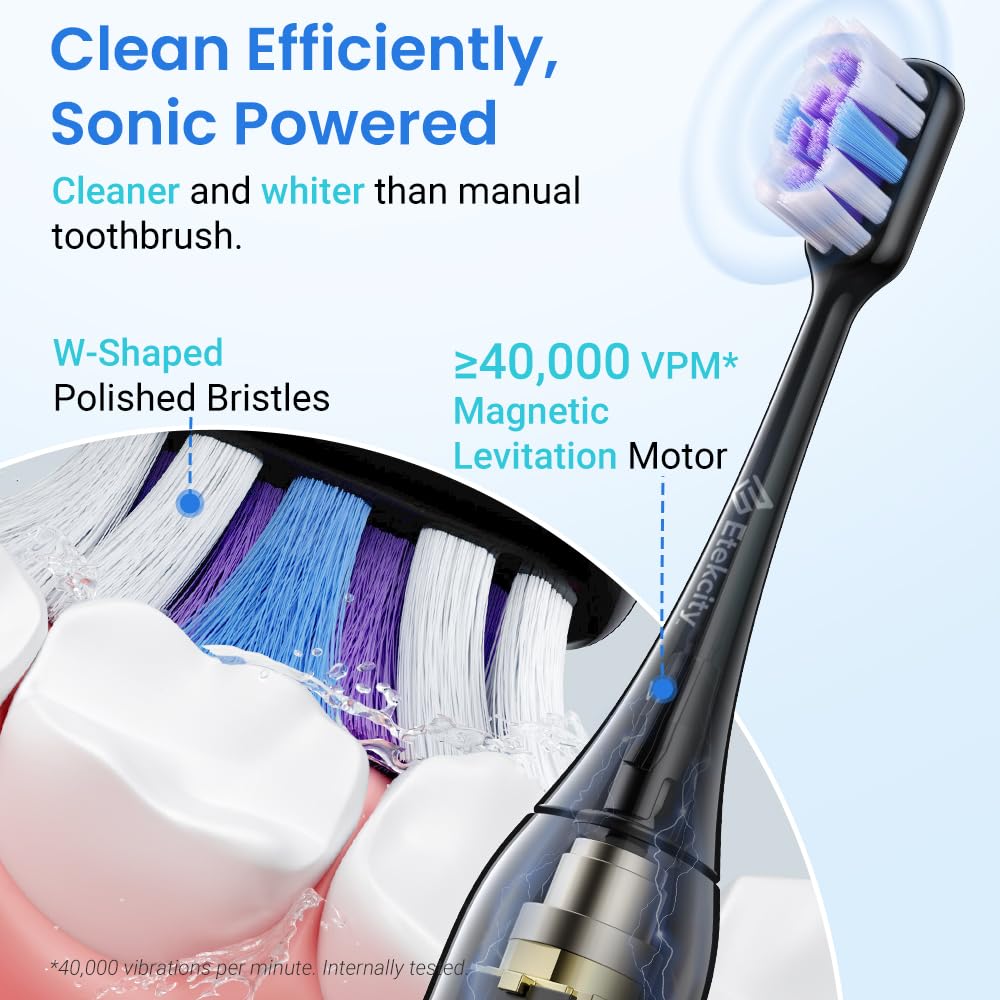 Etekcity Sonic Electric Toothbrush with Learning Mode