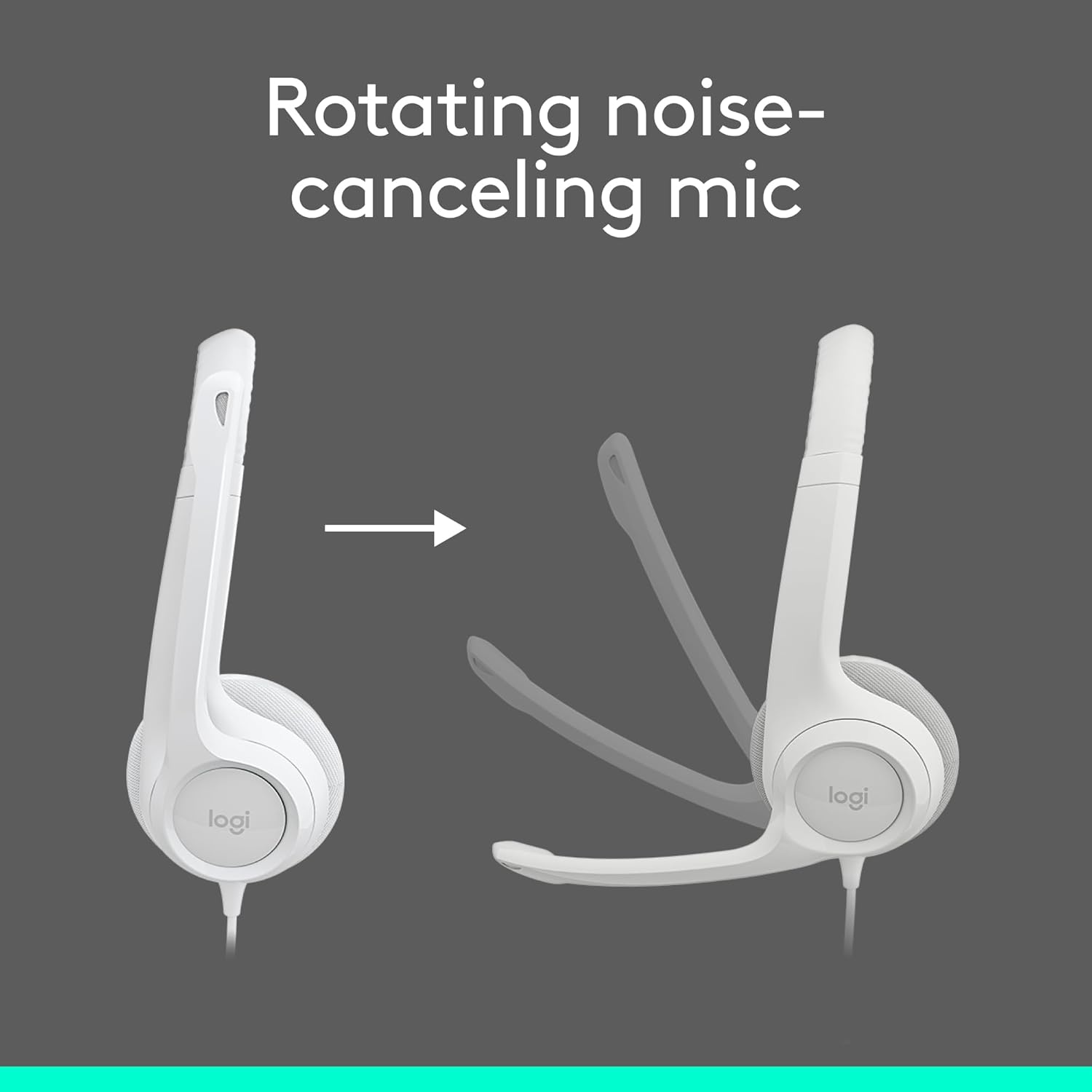 Logitech H390 Wired Headset with Noise Cancelling Mic