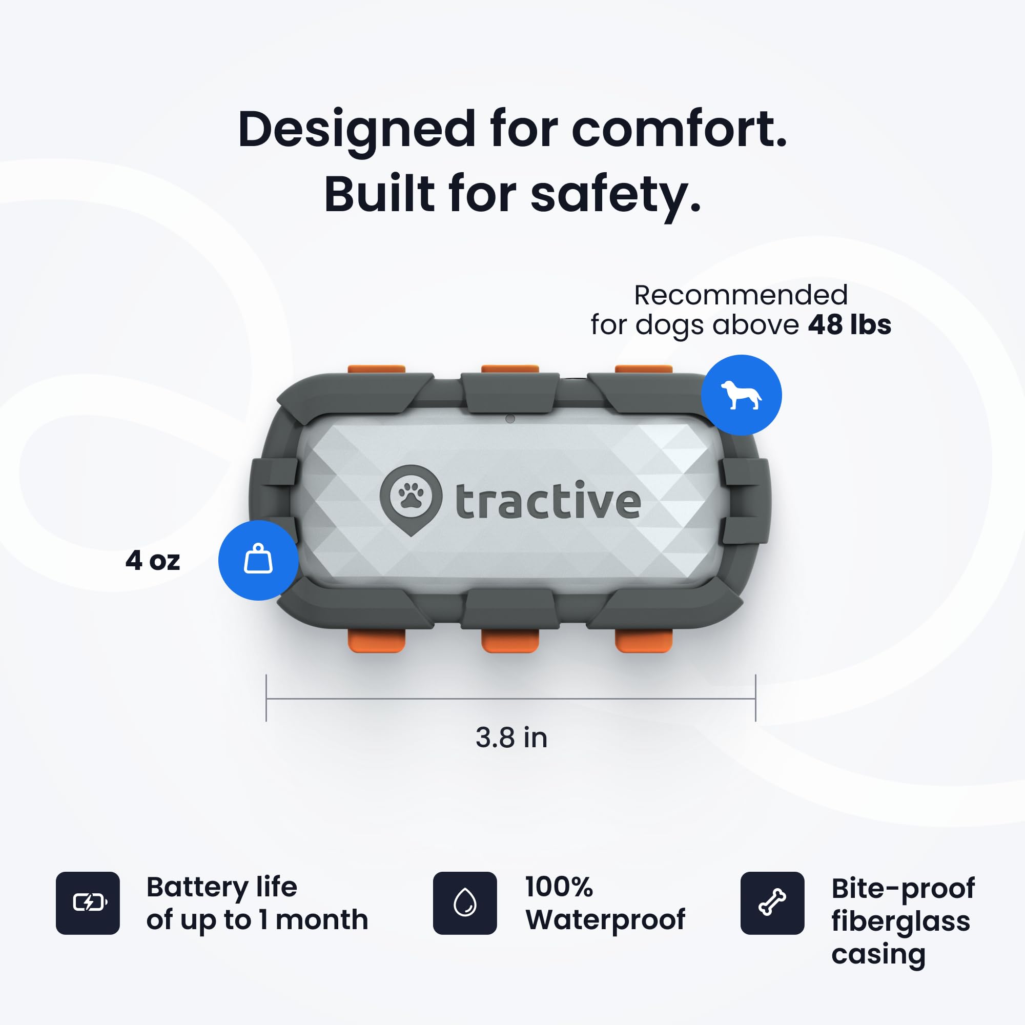 Tractive XL Smart Dog GPS Tracker with Health Monitoring