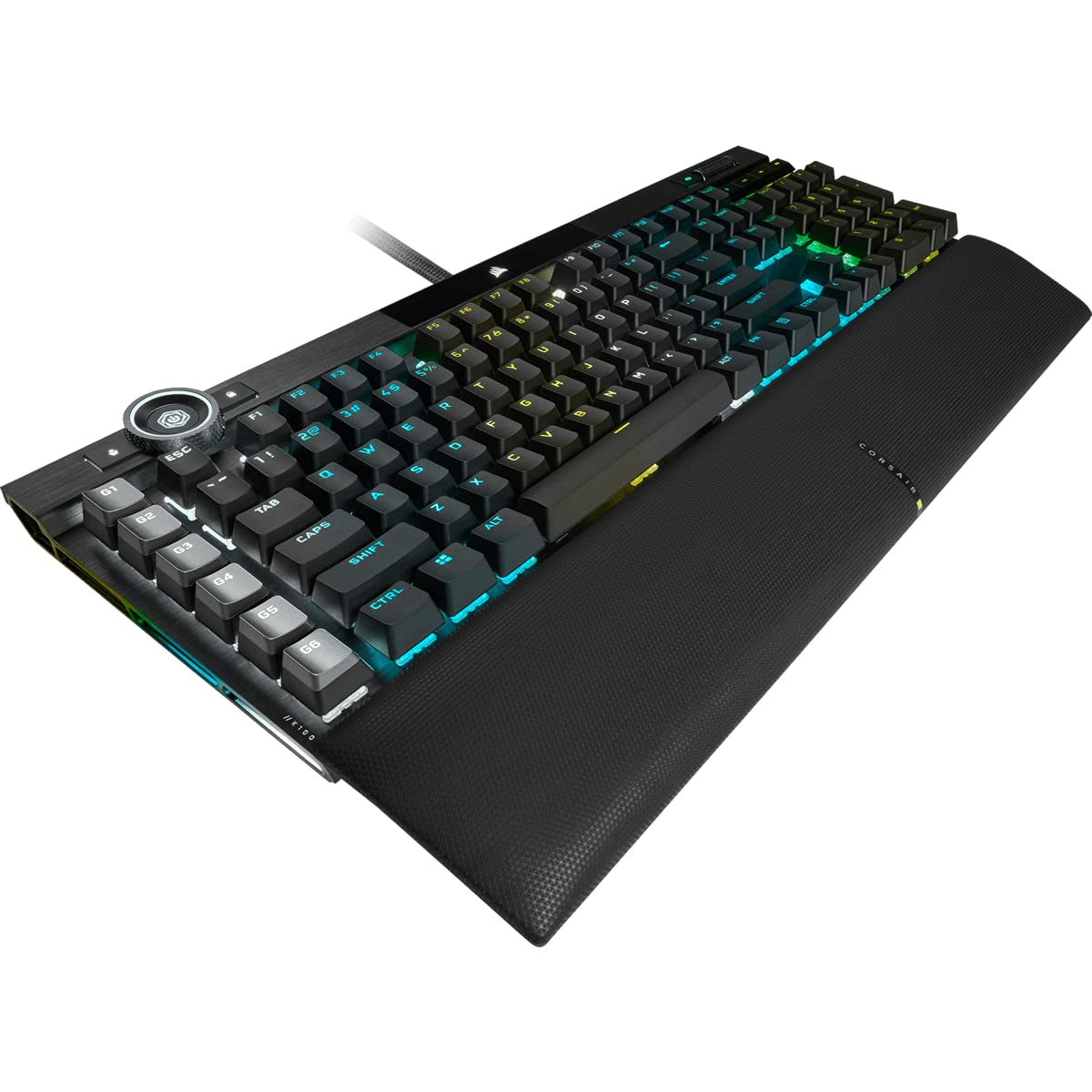 Corsair K100 RGB Gaming Keyboard with Hyper-Processing Technology