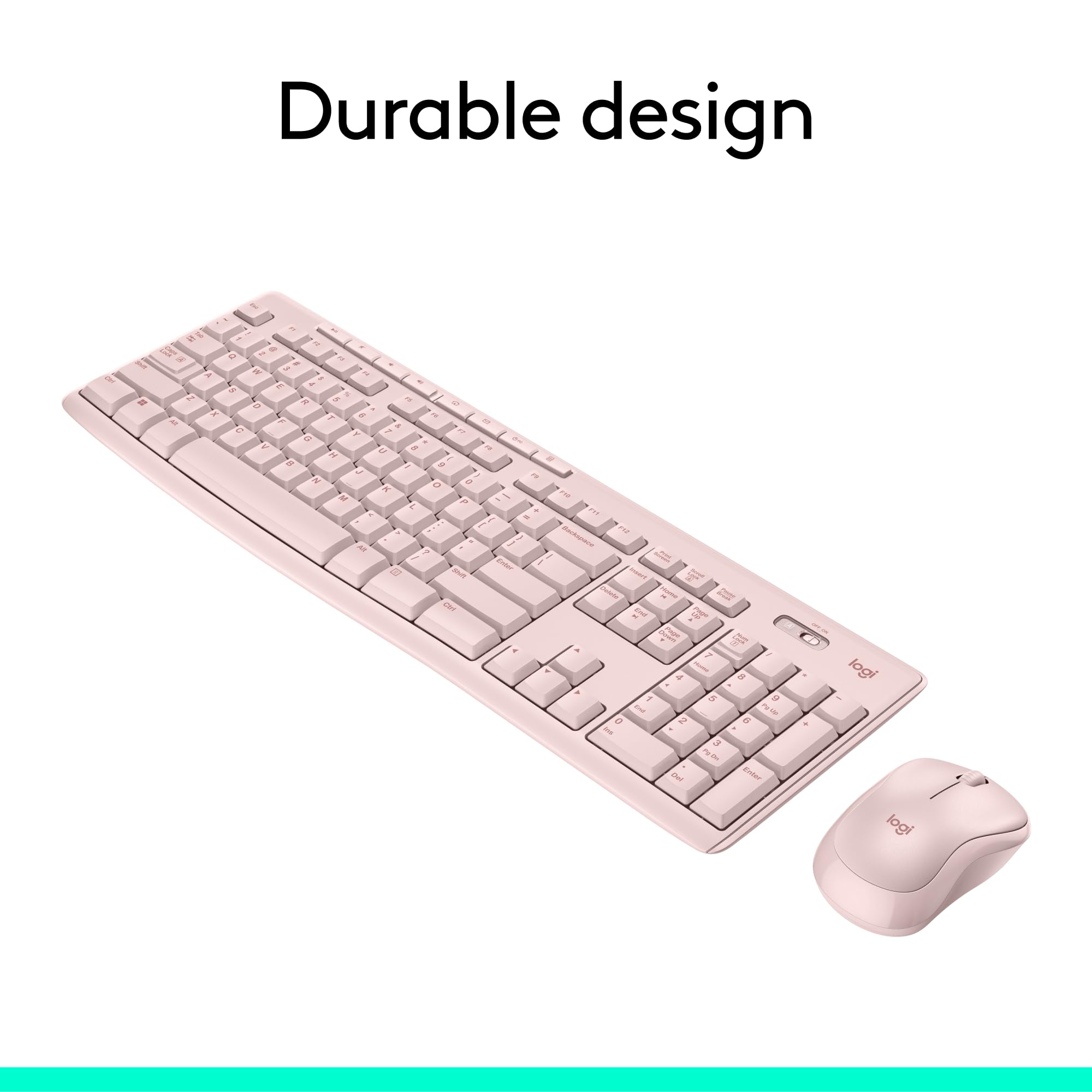 Logitech MK270 Wireless Keyboard and Mouse Combo for Easy Computing