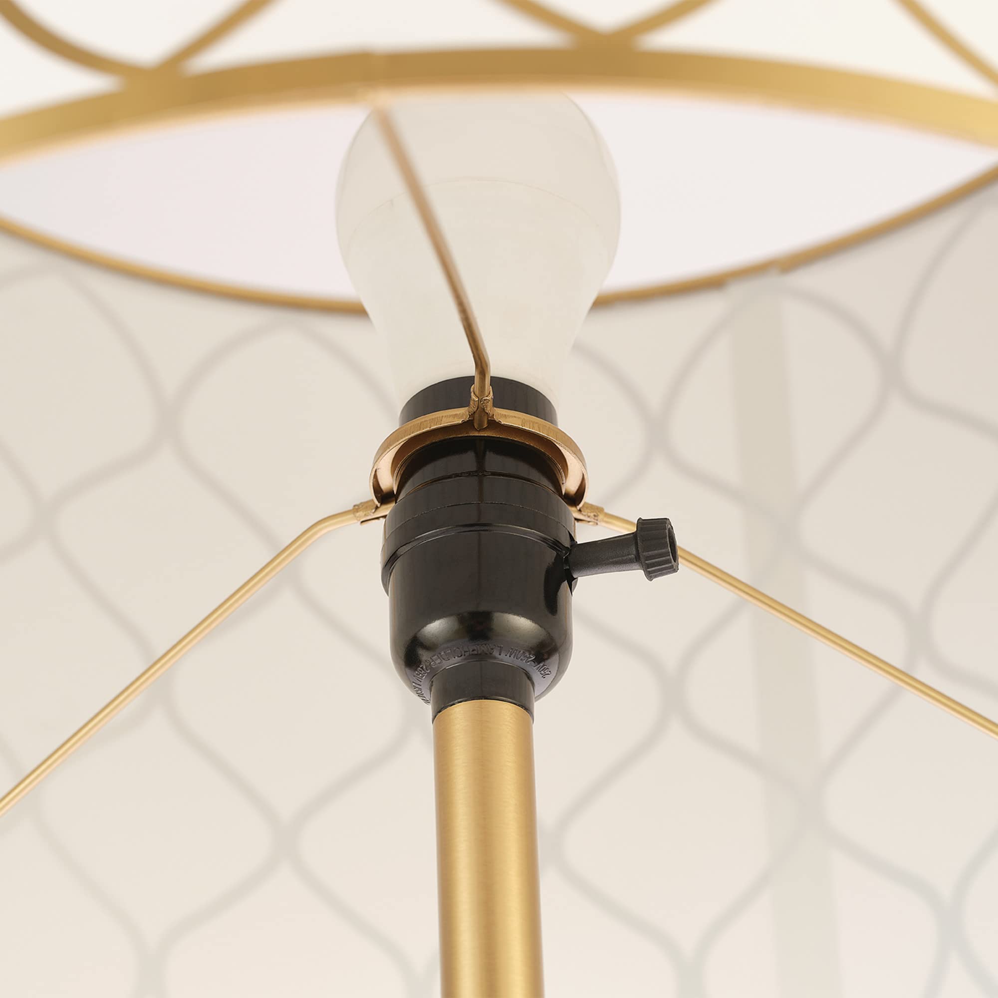 Modern 58 Inch Floor Lamp with Geometric Design