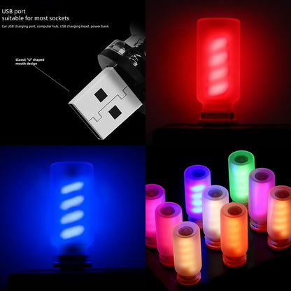 Retro Car Lamp Touch USB LED Night Light Ambient Decor Desk