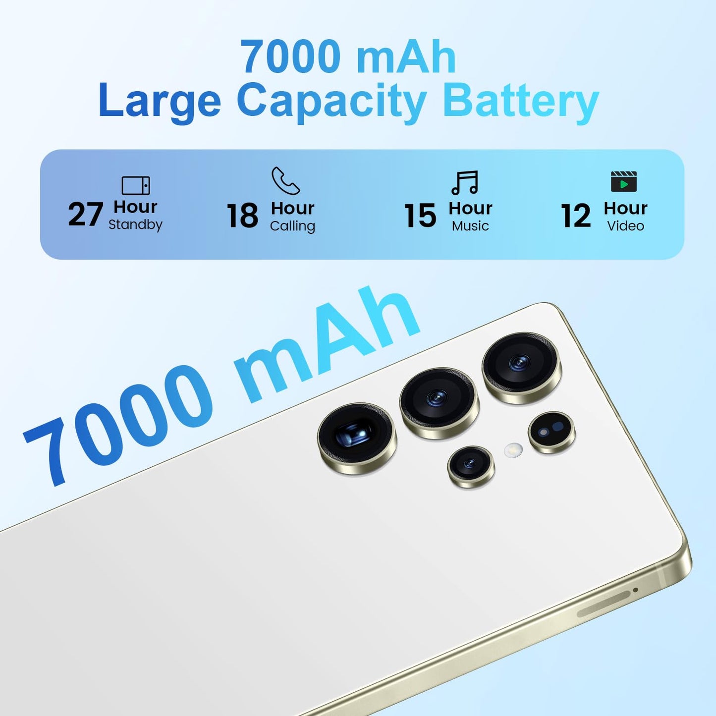 MMY I25 Ultra Unlocked Phone Built In Pen 6.99in 16GB 512GB Android 14 5G Green