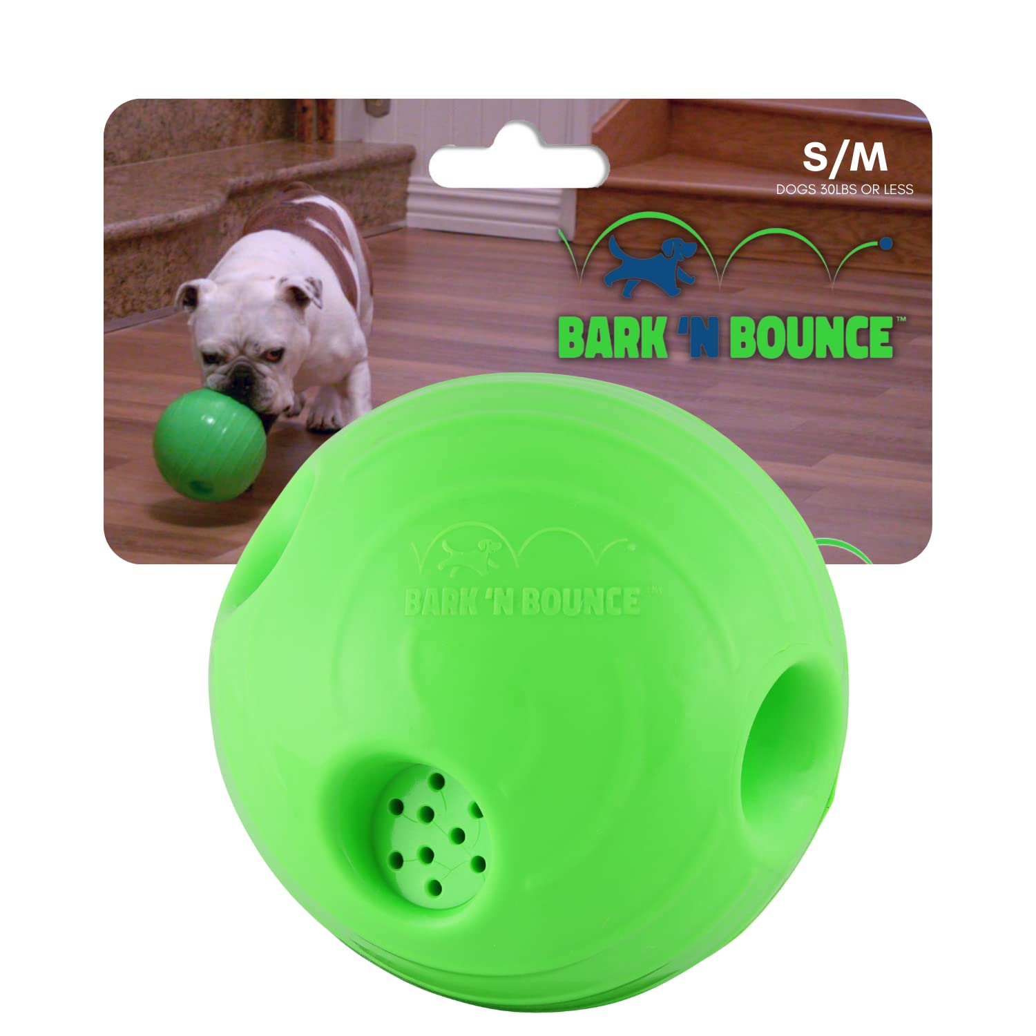 Mistic Cool Bark N Bounce Interactive Dog Toy Ball