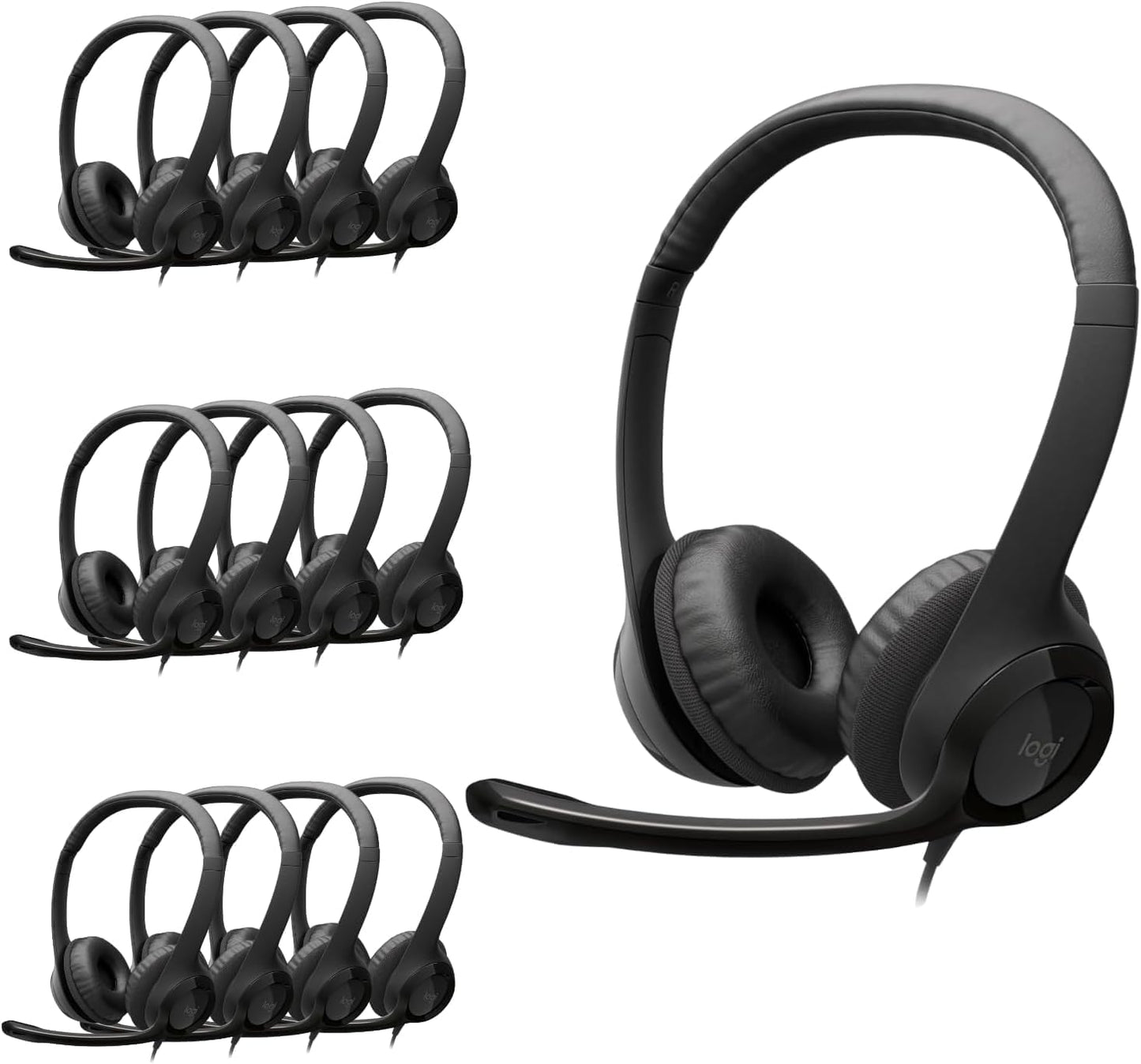 Logitech H390 Wired Headset with Noise Cancelling Mic