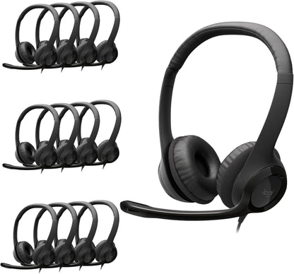 Logitech H390 Wired Headset with Noise Cancelling Mic