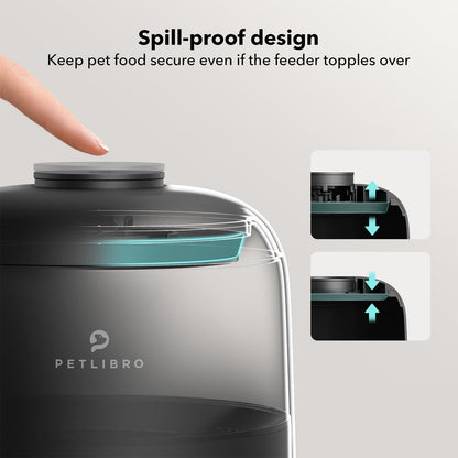 Smart Wi-Fi Cat Feeder with 30 Day Battery Life