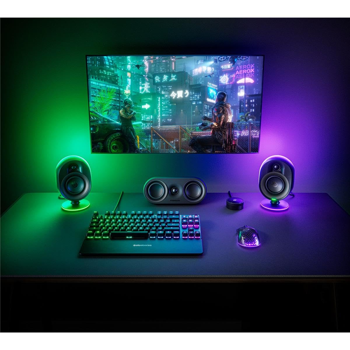 SteelSeries Arena 3 Gaming Speakers with Immersive Audio