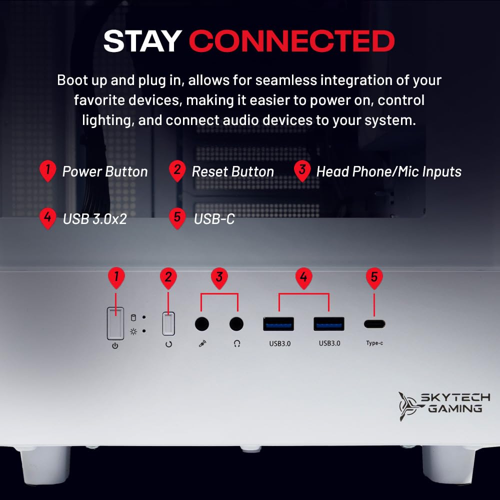 Skytech Shadow RTX 4060 Gaming PC 2TB SSD Fast Load