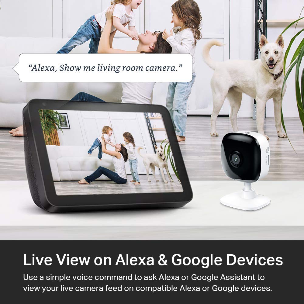 Kasa Smart Security Camera with Night Vision and Two Way Audio