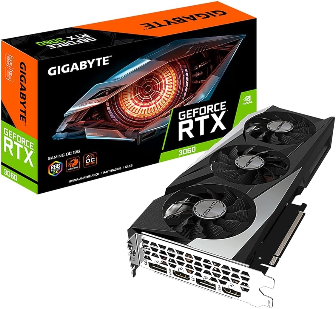 GIGABYTE GeForce RTX 3060 Graphics Card with Advanced Cooling
