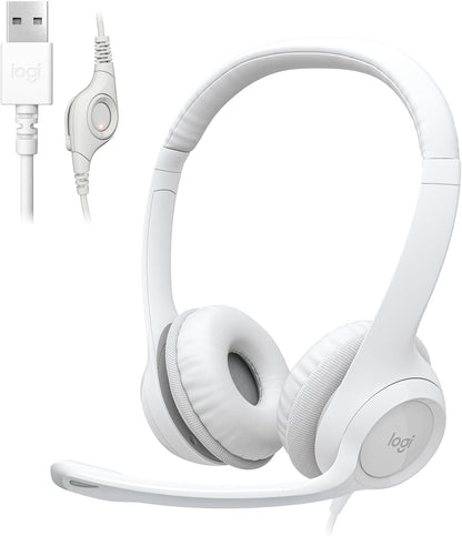 Logitech H390 Wired Headset with Noise Cancelling Mic