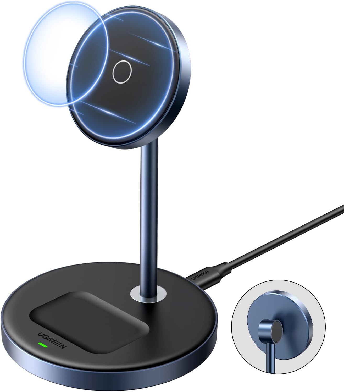UGREEN MagFlow Fast Wireless Charger for iPhone and AirPods