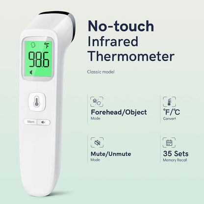 No Touch Digital Thermometer with Fever Alarm for Home Use