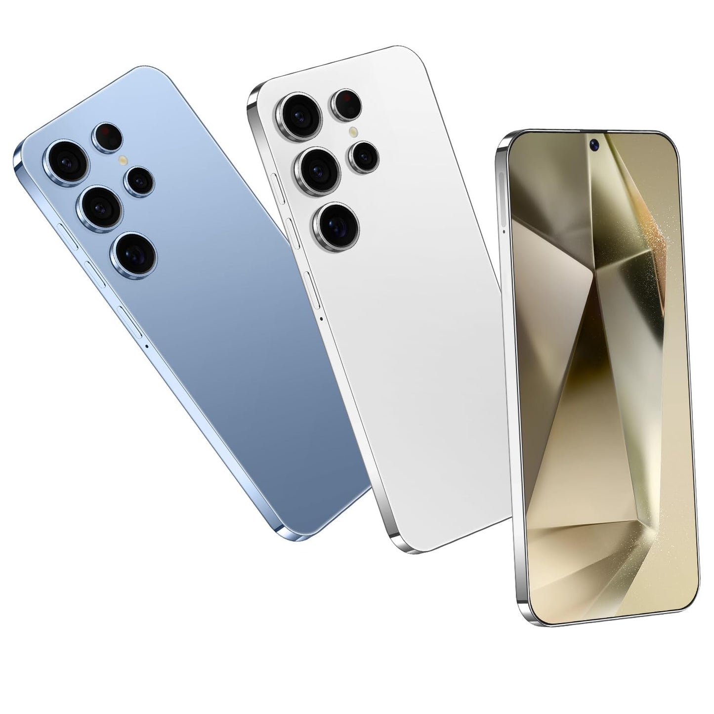 Unlocked S24 Ultra Android Phone 5G 6800mAh Dual SIM 108MP Camera Titanium Black