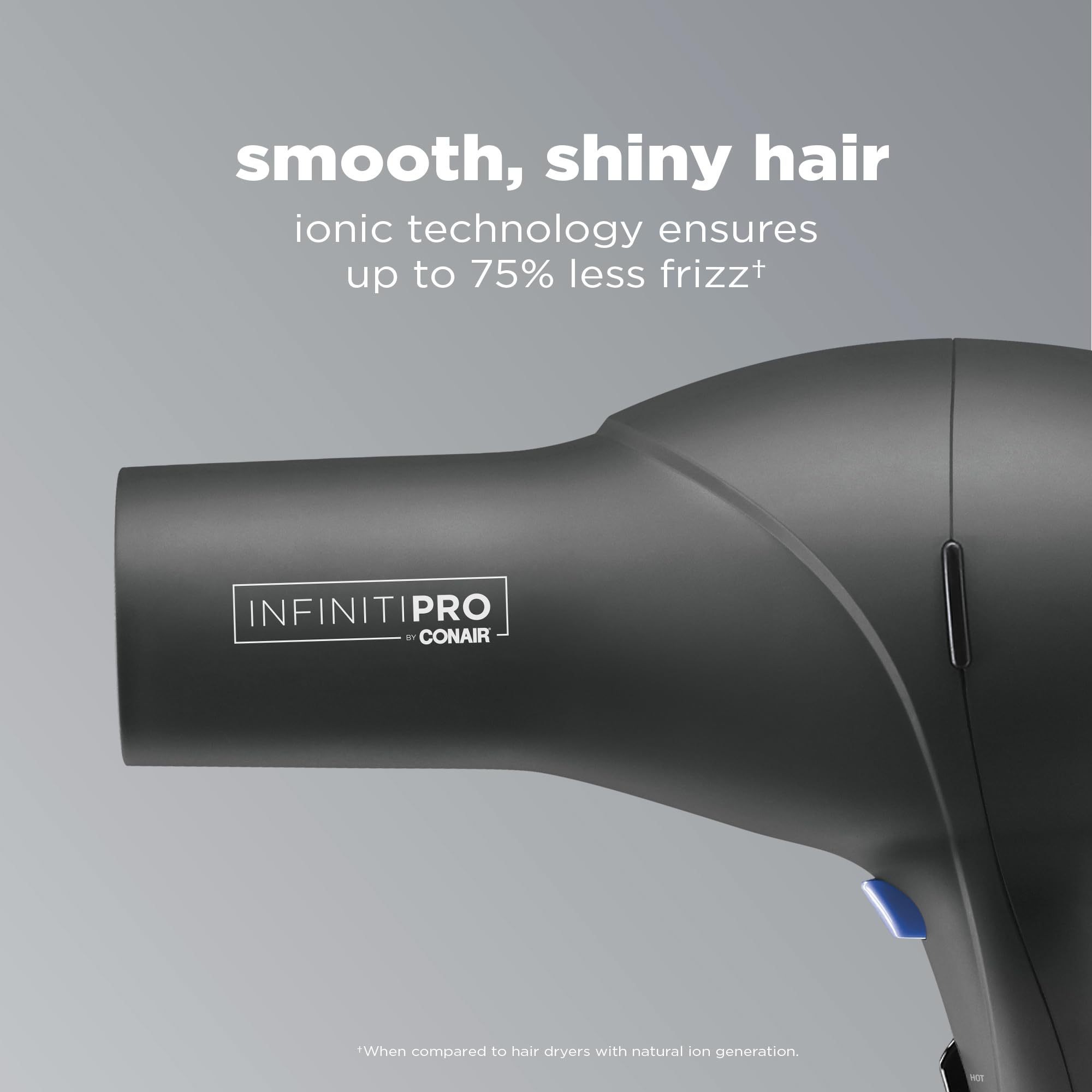 InfinitiPRO Hair Dryer With Diffuser For Faster Drying