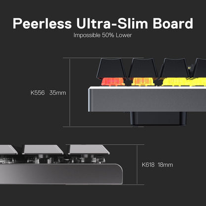 Redragon K618 Pro Wireless RGB Mechanical Keyboard