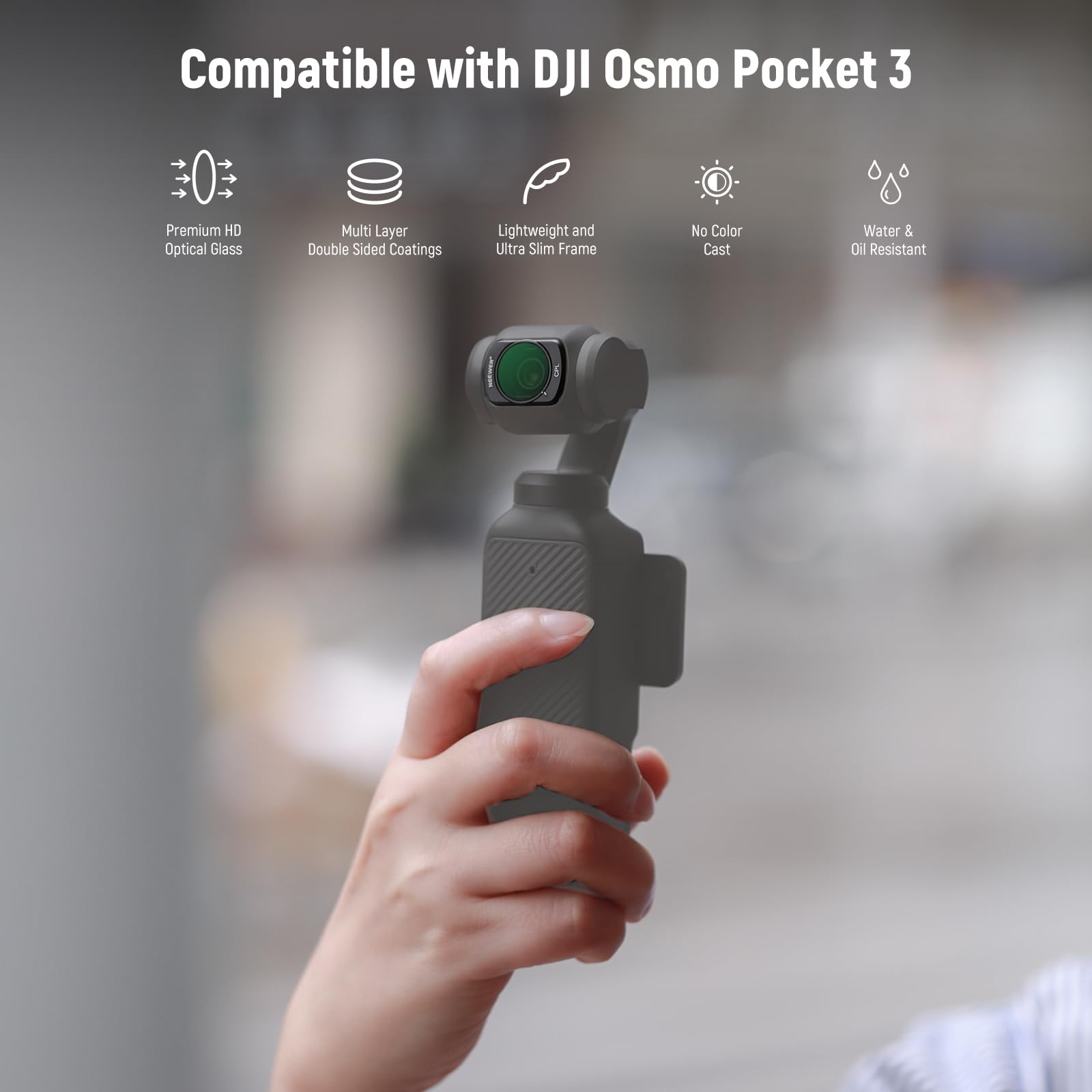 Neewer HD CPL ND Filter Kit for DJI OSMO Pocket