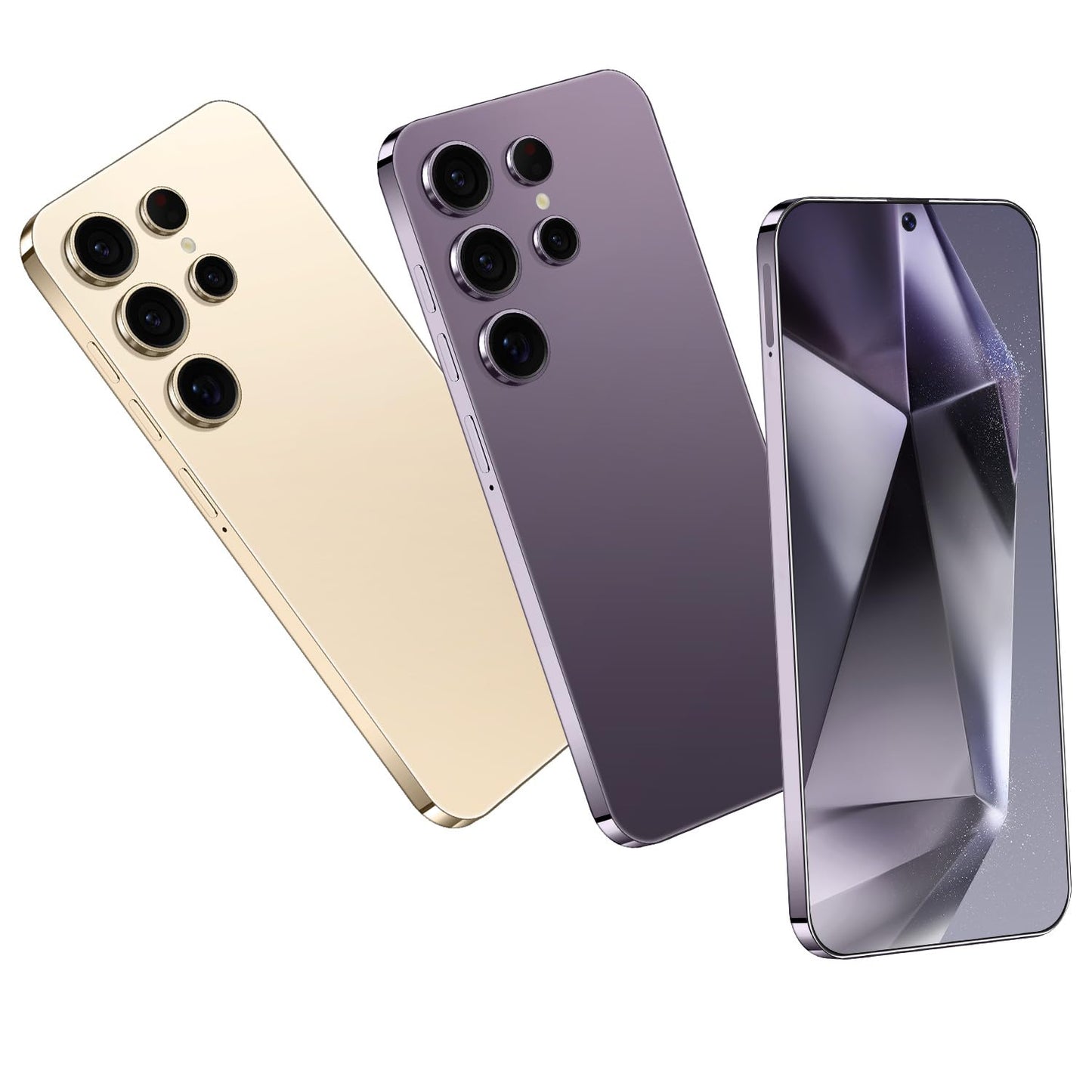 Unlocked S24 Ultra Android Phone 5G 6800mAh Dual SIM 108MP Camera Titanium Black