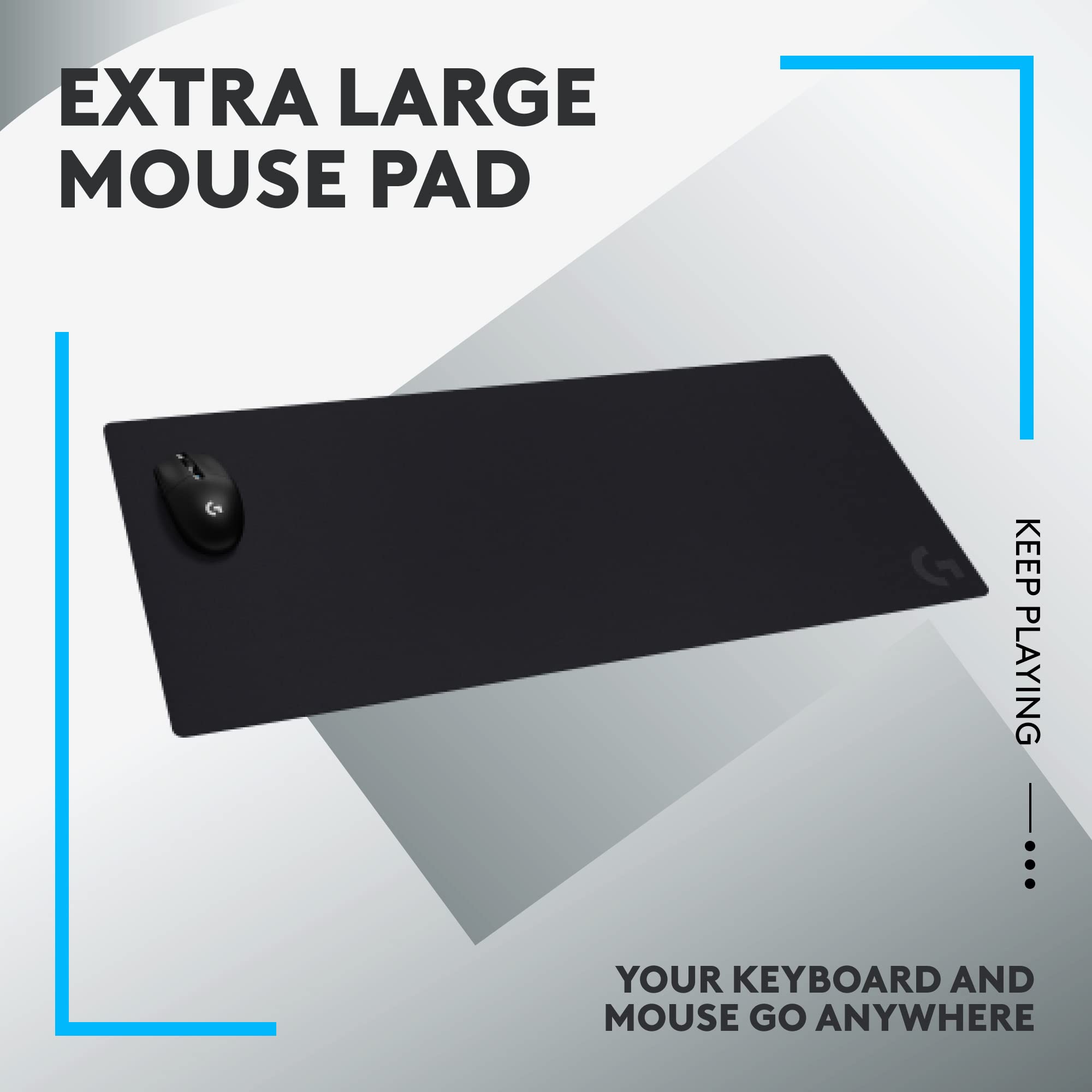 Logitech G840 XL Gaming Mouse Pad for Enhanced Comfort