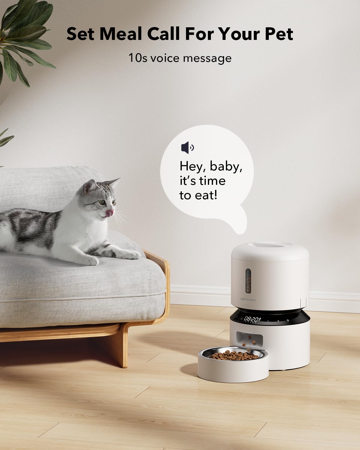 PETLIBRO Automatic Cat Feeder with HD Camera and Alerts