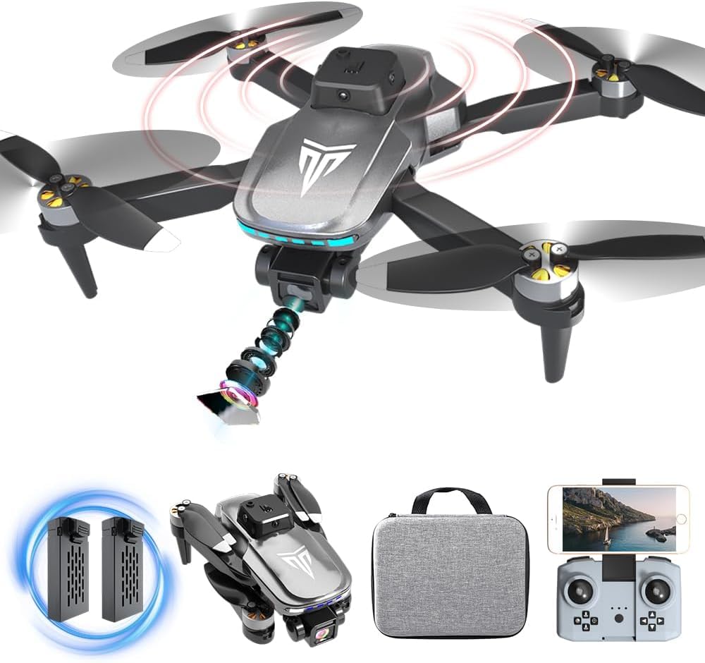 4K Foldable Drone with Camera and 40 Minutes Flight Time