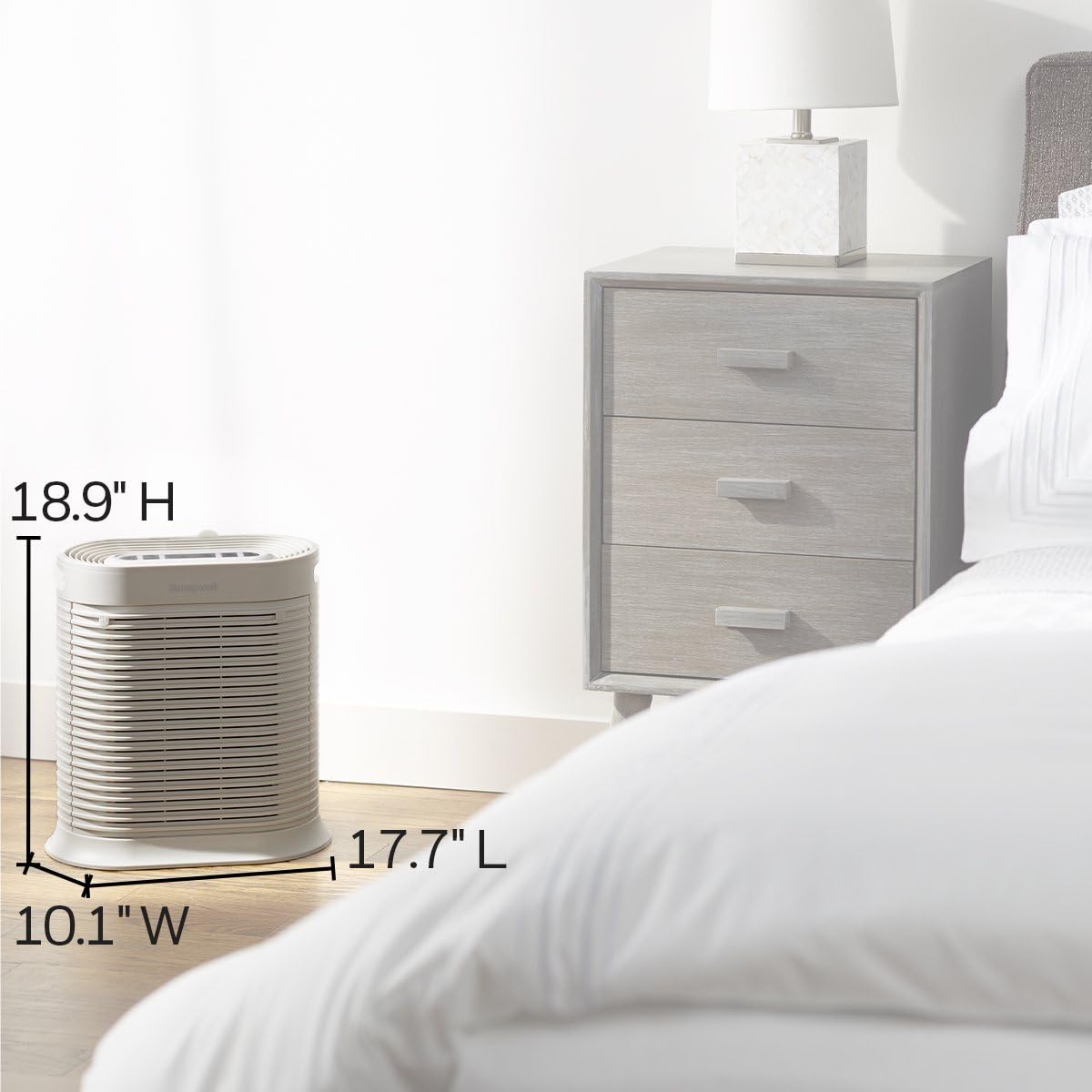 Honeywell HEPA Air Purifier for Large Rooms Reduces Allergens