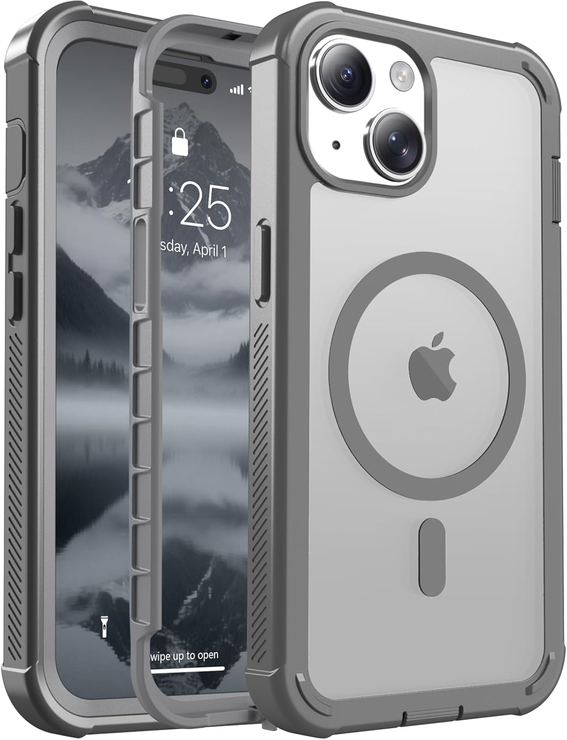 Rose 6.5 Inch iPhone Air MagSafe Case Heavy Duty Shield