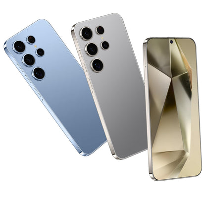 Unlocked S24 Ultra Android Phone 5G 6800mAh Dual SIM 108MP Camera Titanium Black