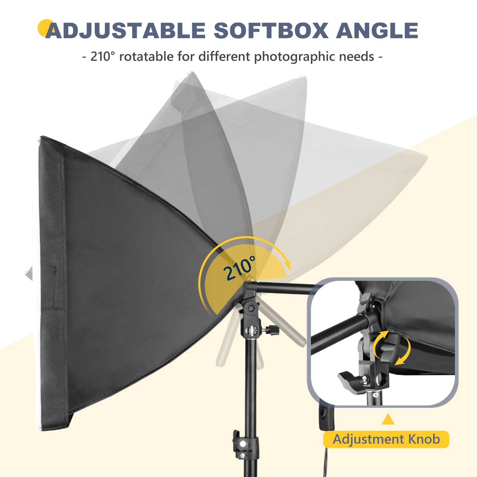 Professional Softbox Lighting Kit for Photography and Video
