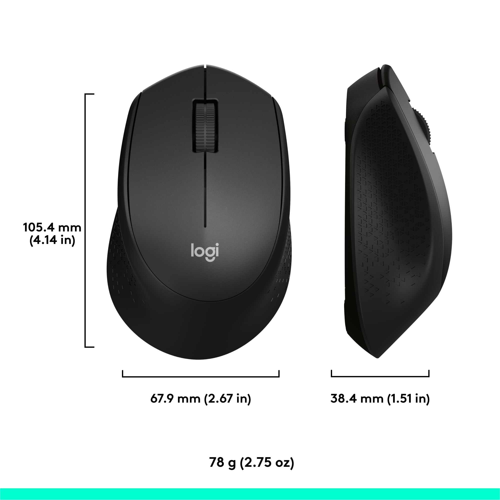 Logitech M330 Silent Wireless Mouse With Long Battery Life