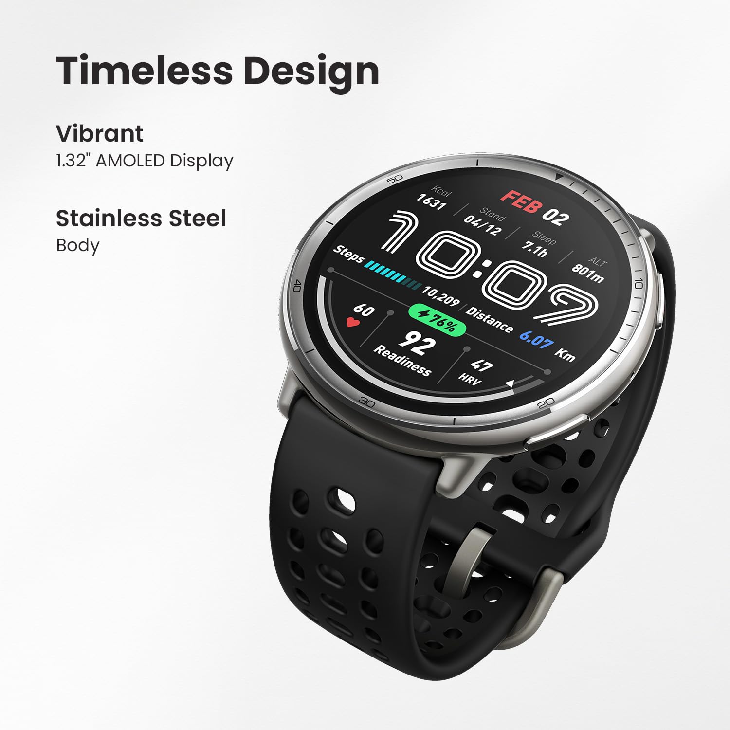 Amazfit Active 2 Smartwatch Fitness Tracker Long Battery