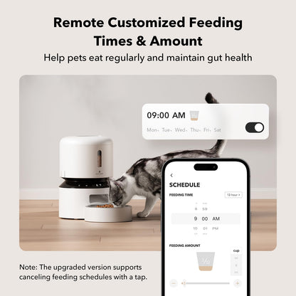 Automatic Cat Feeder with Freshness Preservation and Timed Meals