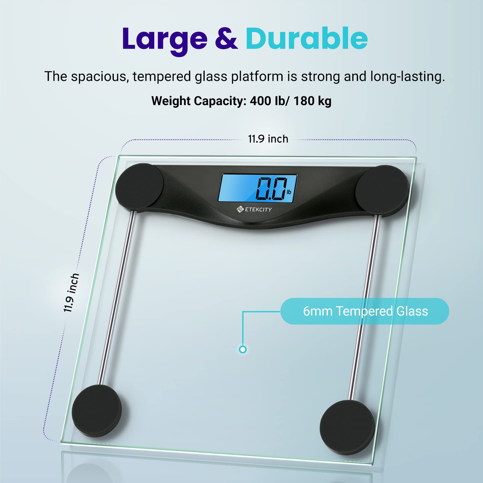 Smart Body Weight Scale with Accurate BMI Tracking