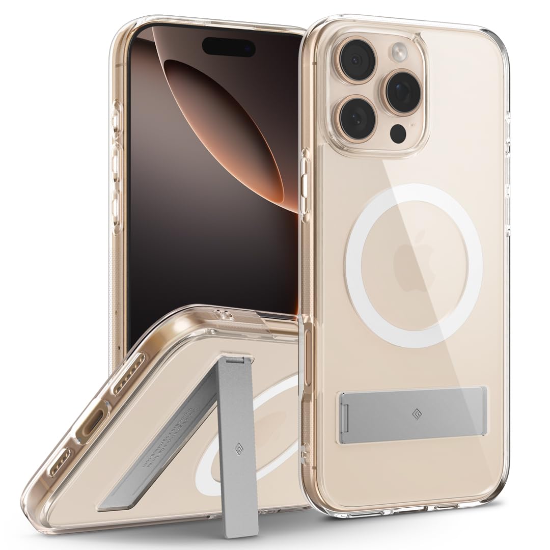 Ultra Clear Kickstand Case for iPhone 16 Pro Max