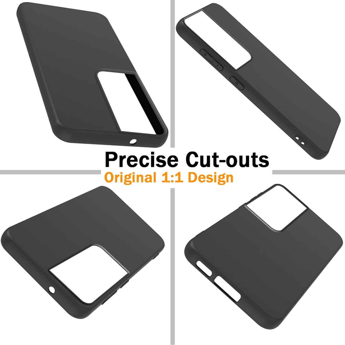 Tenoc Clear Case For Samsung Galaxy S22 6 Inch Non Yellowing Protective Bumper