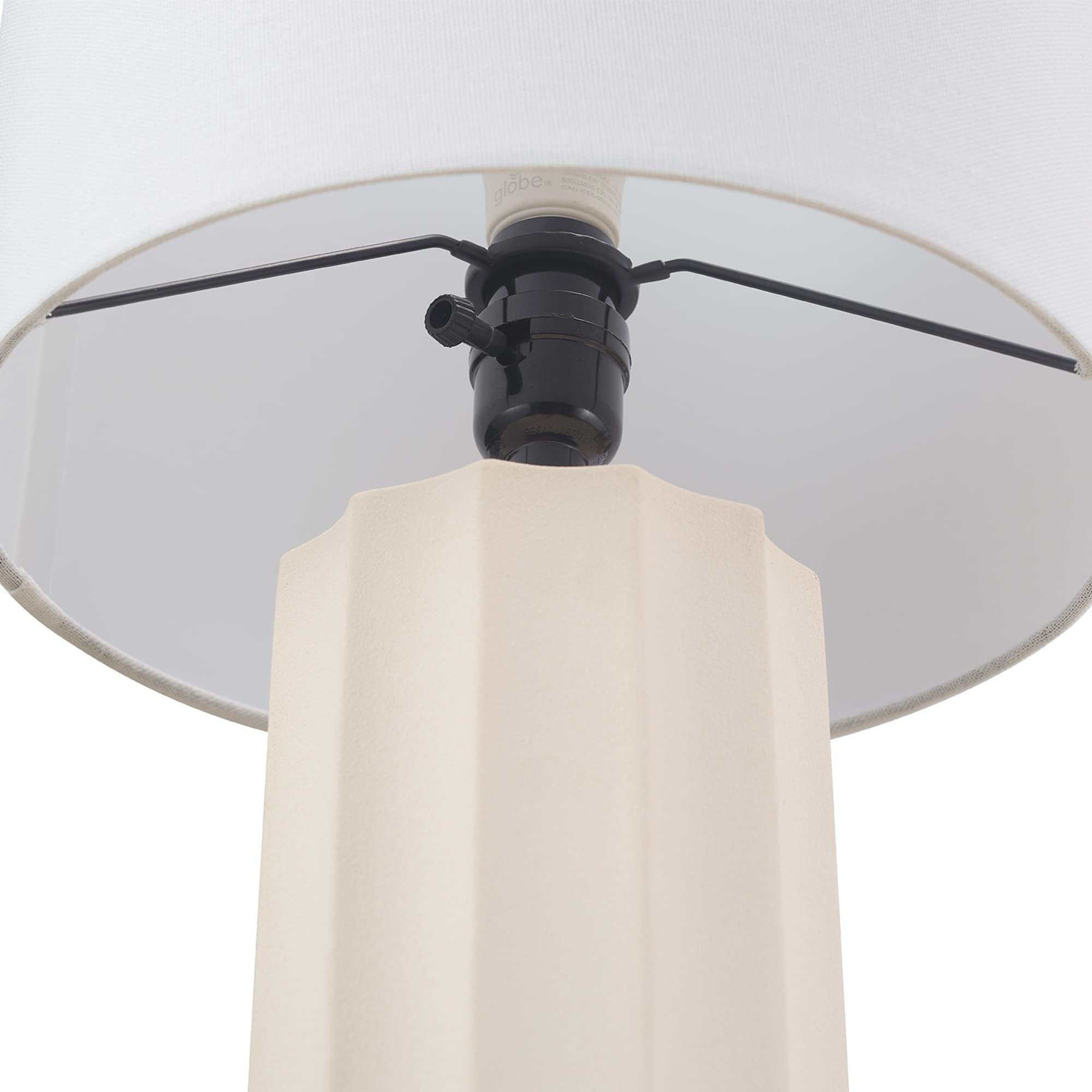 Maya 21 Inch Clear Glass Fillable Table Lamp