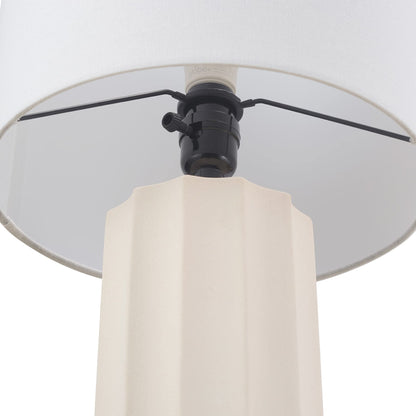 Maya 21 Inch Clear Glass Fillable Table Lamp