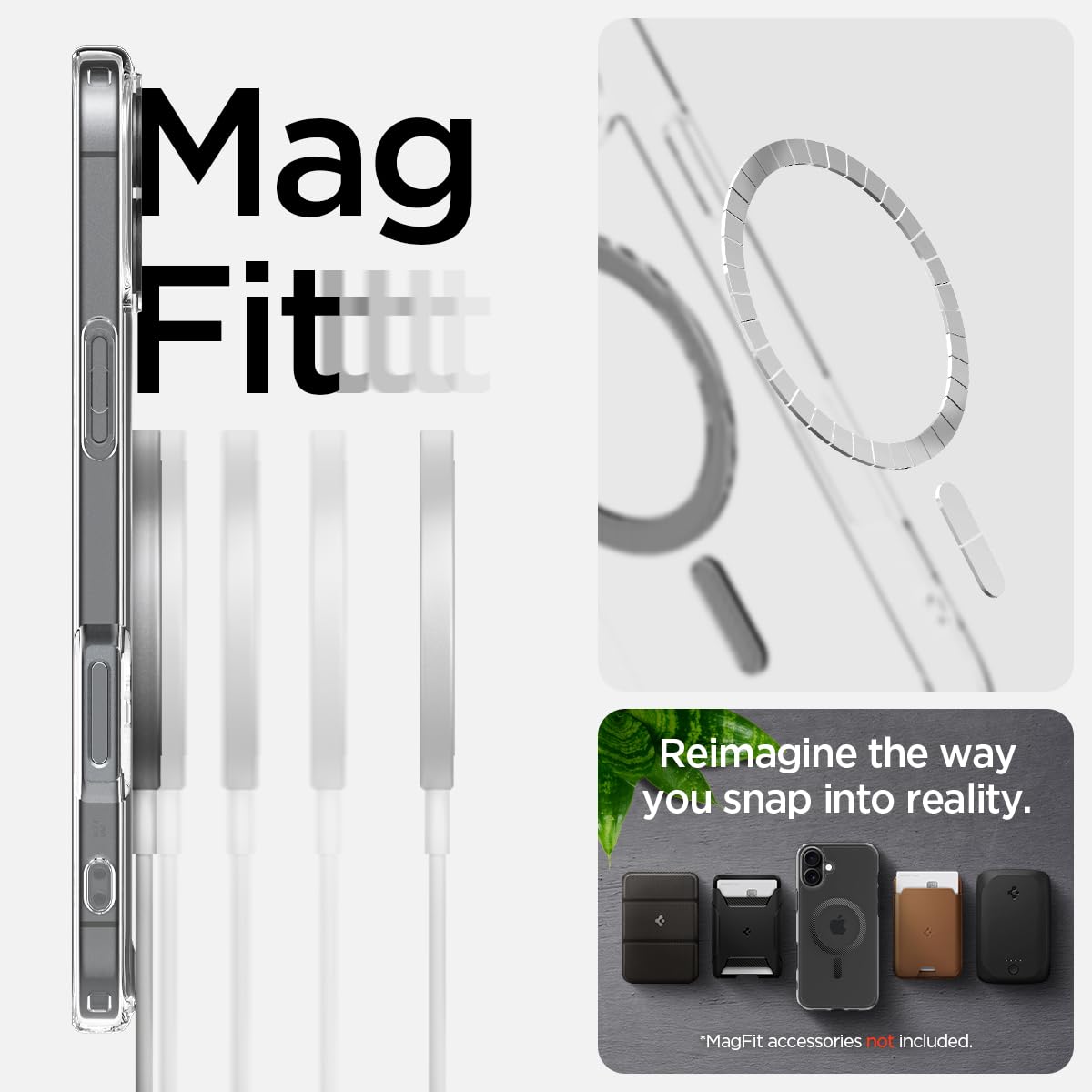 Spigen iPhone 16 Case with MagSafe Military-Grade Protection