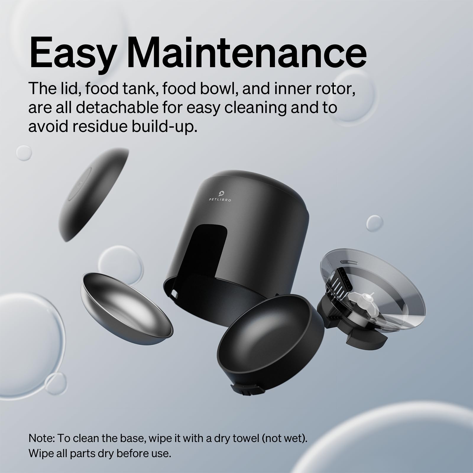Smart Wi-Fi Cat Feeder with 30 Day Battery Life